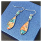 European And American Earrings Vintage Multicolored Glazed Ear Hooks BloomIris